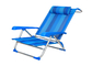 आउटडोर स्टील Textilene झुकनेवाला गार्डन अध्यक्षों बैग समुद्र तट रेत की कुर्सी