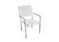 पर्यावरण के अनुकूल Textilene आउटडोर Foldable कुर्सी एल्यूमीनियम Stackable Patio अध्यक्षों
